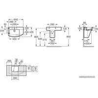 Умывальник Roca Hall 65x42 327620000