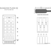 Винный шкаф Dunavox DAUF-32.83B