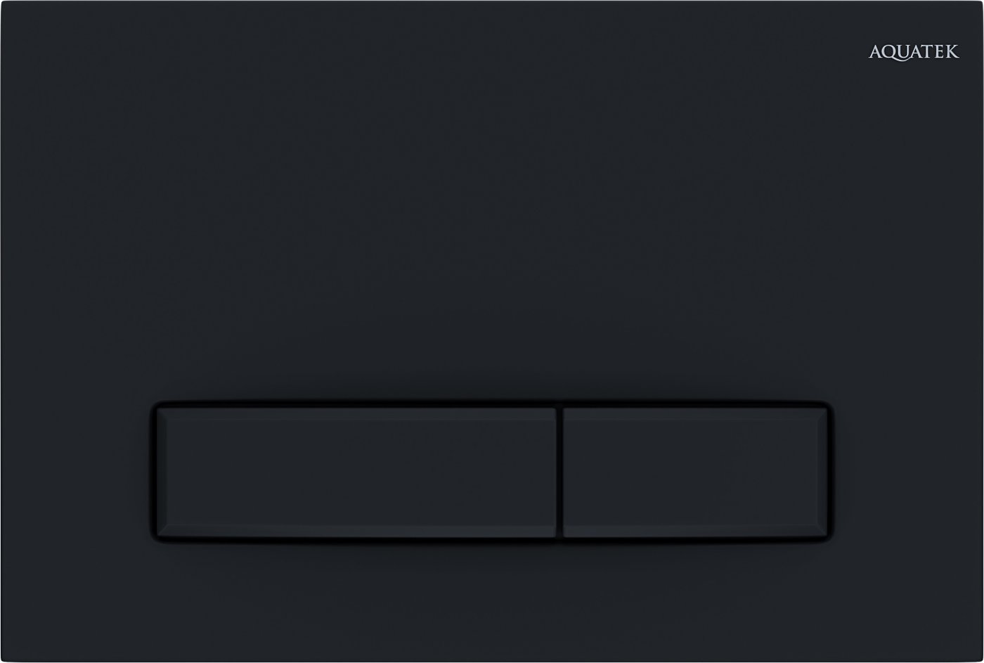 Панель смыва Aquatek Slim KDI-0000025 (черный матовый)