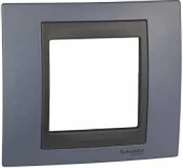 

Рамка Schneider Electric Unica MGU66.002.298 (берилл/графит)