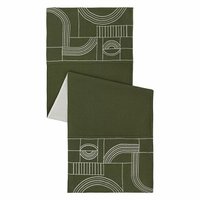 Дорожка на стол Tkano Ethnic Cave maze TK24-TR0005 (зеленый)