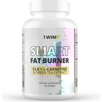 Аминокислоты 1WIN Smart fat burner CLA+ L-carnitine+ green tea extract (90 капсул)