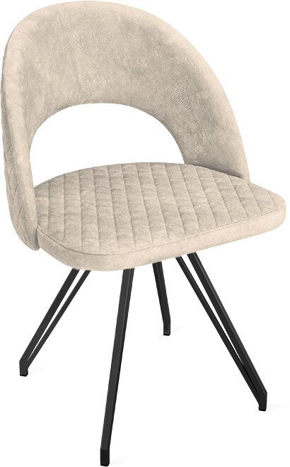 

Стул Трия Гэтсби К4 (черный муар/микровелюр Wellmart Dark Beige)