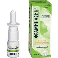 Противовирусные и противопростудные препараты Фармтехнология Фраминазин спрей, 12,5 мг/мл, 10 мл.