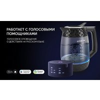 Электрический чайник Polaris PWK 1823CGLD WI-FI IQ Home (черный)