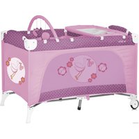 Манеж-кровать Lorelli Travel Kid 2 Layers Rose Stork [10080221536]