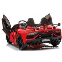Электромобиль RiverToys Lamborghini Aventador SVJ A111MP (красный)