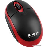 Мышь Partner Cordless WM-025 (черный/красный)