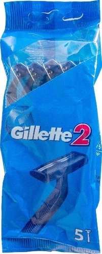 Бритвенный станок Gillette 2 одноразовый (5 шт)