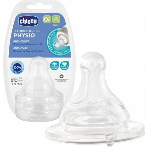 

Набор сосок Chicco Physio Perfect 5 0 мес+ медленный поток 00020311000000 (2 шт)