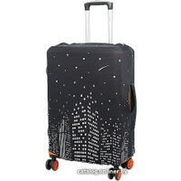Чехол для чемодана Grott универсальный 210-LCS539 55 см (ночной город)