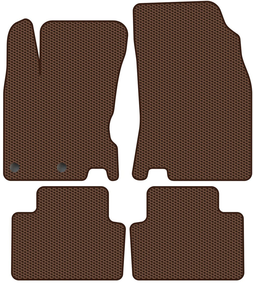 

Комплект ковриков для авто Alicosta Nissan Qashqai II (suv / J11 Япония) 2013 - 2016 (коричневый, сота)