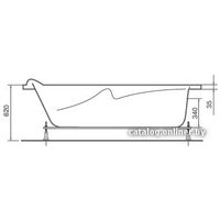 Ванна Artel Plast Арина 170х75