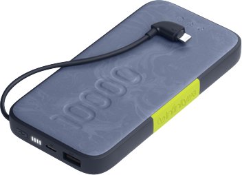 

Внешний аккумулятор InfinityLab InstantGo Built-in Lightning 10000mAh (синий)