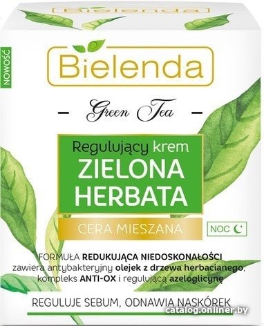 Bielenda Крем для лица ночной регулирующий Bielenda Зеленый чай 50 мл