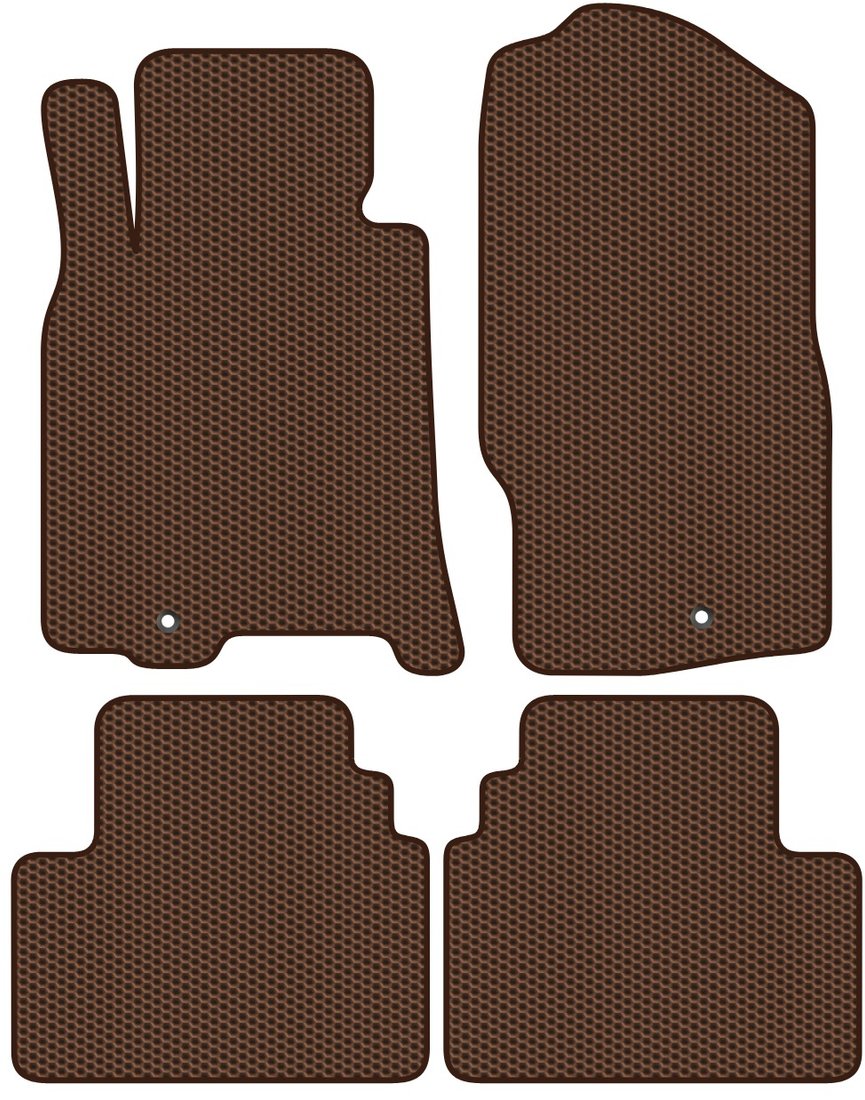 

Комплект ковриков для авто Alicosta Infiniti G35 (седан / V36) 2006 - 2009 (коричневый, сота)