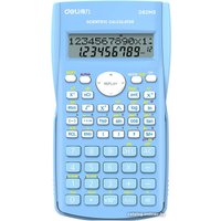 Инженерный калькулятор Deli D82MS (голубой)