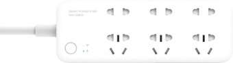 Удлинитель Xiaomi Mi Power Strip 6 (без USB, белый, китайская версия)