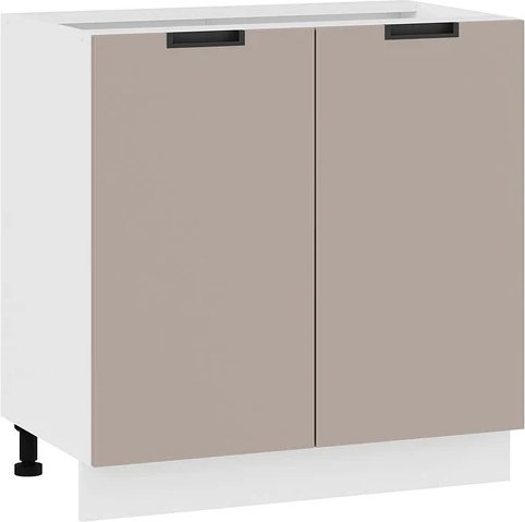 

Шкаф напольный Трия Гренада 1Н8 (белый/холст латте)