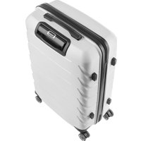 Чемодан-спиннер DoubleW YF-PP02 (M, белый)