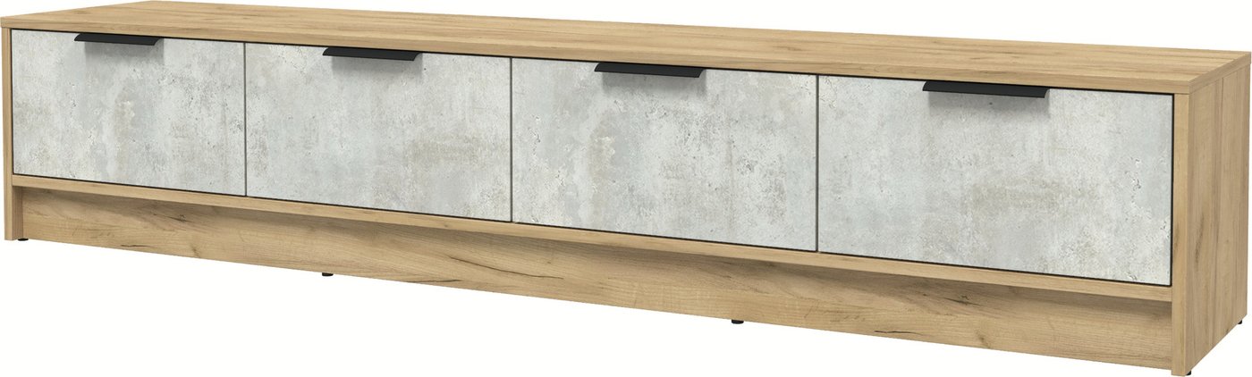 

Тумба Интерлиния ТВ Концепт КТ-ТВ4-35 (бетон лайт/дуб золотой)