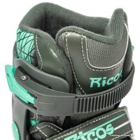 Роликовые коньки Ricos Anomaly PW-132B M (р. 35-38, салатовый/зеленый)