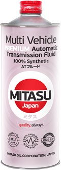 

Трансмиссионное масло Mitasu MJ-328 PREMIUM MULTI VEHICLE ATF 100% Synthetic 1л