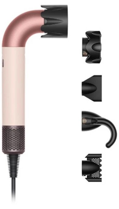 Фен Dyson HD17 Supersonic R Pro (евровилка, керамический розовый/розовое золото)