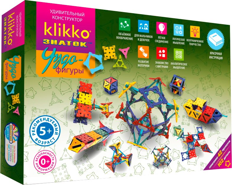 

Конструктор Знаток 70201 Klikko Чудо-Фигуры