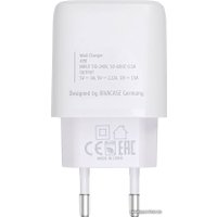 Сетевое зарядное Rivacase PS4191 W00 (белый)