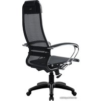 Офисное кресло Metta SU-1-BK Комплект 4, Pl тр/сечен (резиновые ролики, черный)