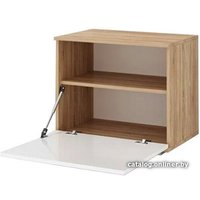 Тумба для обуви Памир Италия О-600 (дуб сонома/белый глянец)