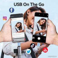 Адаптер Vention CUBH0 USB Type-A - USB Type-C