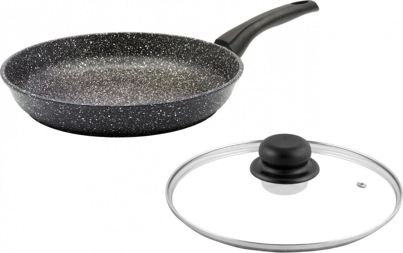 

Сковорода Victoria Мрамор АЛА 240 (CL0424) (с крышкой)