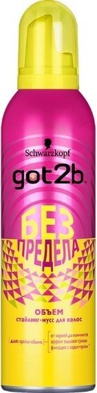 

Мусс Schwarzkopf Professional Стайлинг-мусс Got2b Без предела 250 мл