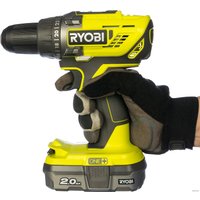 Дрель-шуруповерт Ryobi R18DD3-220S 5133003348 (с 2-мя АКБ 2 Ah, сумка)