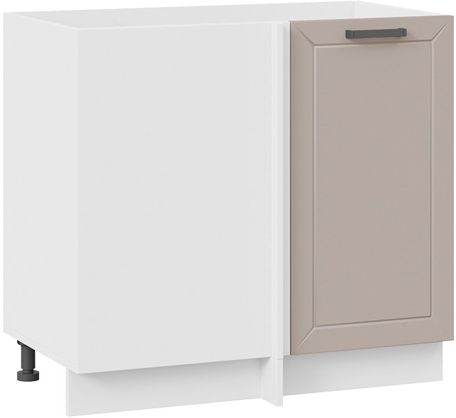 

Шкаф напольный Трия Лорас 1Н9У (белый/холст латте)