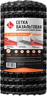 

Строительная сетка Lihtar Базальтовая для кладки 25 x 25 мм 0.37 x 25 м