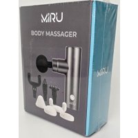 Перкуссионный массажер Miru BM-18 (8 насадок, серый) в Бресте