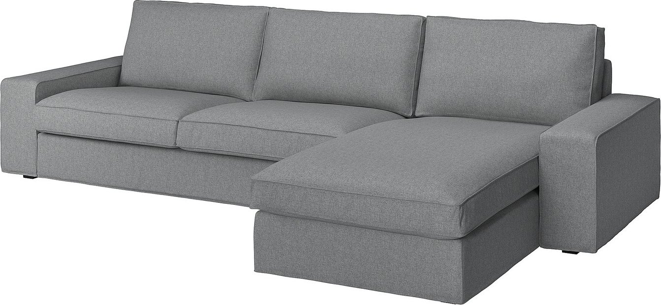 Угловой диван Ikea Kivik Tibbleby бежевый/серый s99440585