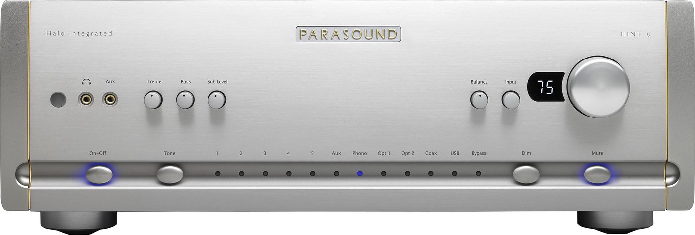 

Интегральный усилитель Parasound HINT 6 (серебристый)