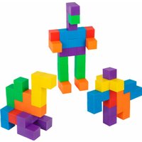Магнитный конструктор BRAUBERG Kids Magnetic Cubes 665723