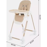 Высокий стульчик MOWbaby Honey New MBH170 (beige)