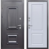 Металлическая дверь Guard Протерма Багет Антрацит/белый матовый (96х205, левая) в Солигорске