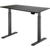 Стол для работы стоя ErgoSmart Electric Desk Prime 1200х650х18 мм (дуб мореный/черный)