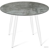 Кухонный стол Sheffilton SHT-TU14/ТT27-1 90 HPL (черный муар/бостон темный)