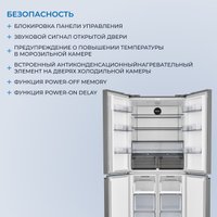 Четырёхдверный холодильник ZUGEL ZRCD430C