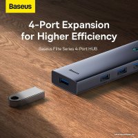 USB-хаб  Baseus Flite Series 4-Port USB-C Hub B0005280A813-03