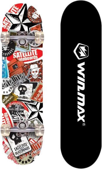 

Скейтборд WIN.MAX WME05220Z2 (stickers)