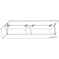 Полка НК-Мебель Point Тип-50 (белый/белый глянец)